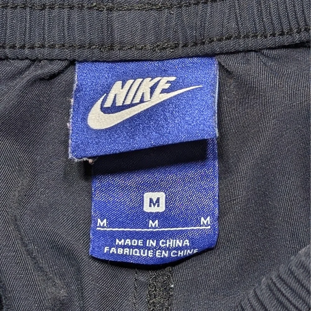 Nike Men M Woven Players Jogger Pants Slim Fit Cotton Nylon Black 934592-010